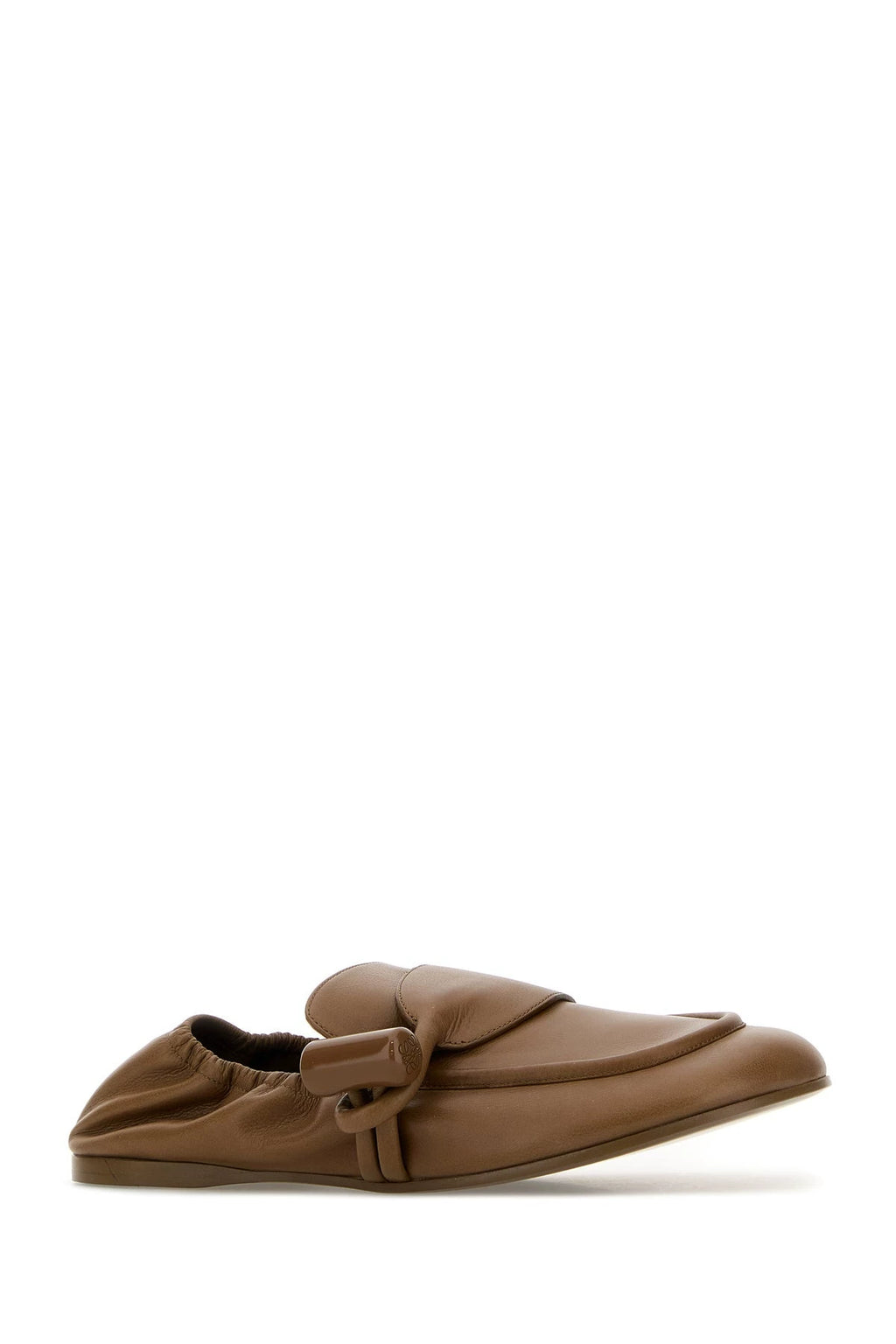 Loewe Women's Toggle Loafers in Brown