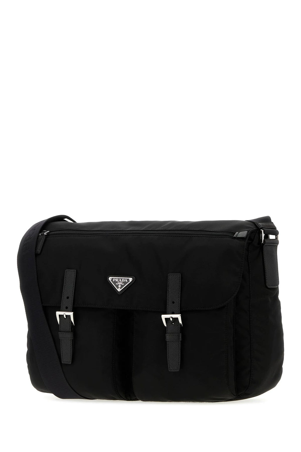 Prada Men's Medium Shoulder Bag in Black