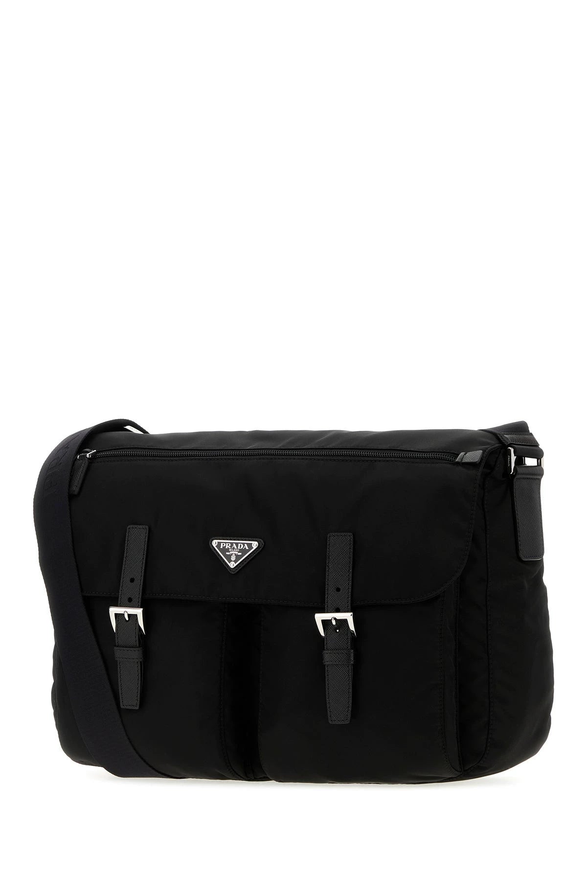 Prada Men's Medium Shoulder Bag in Black