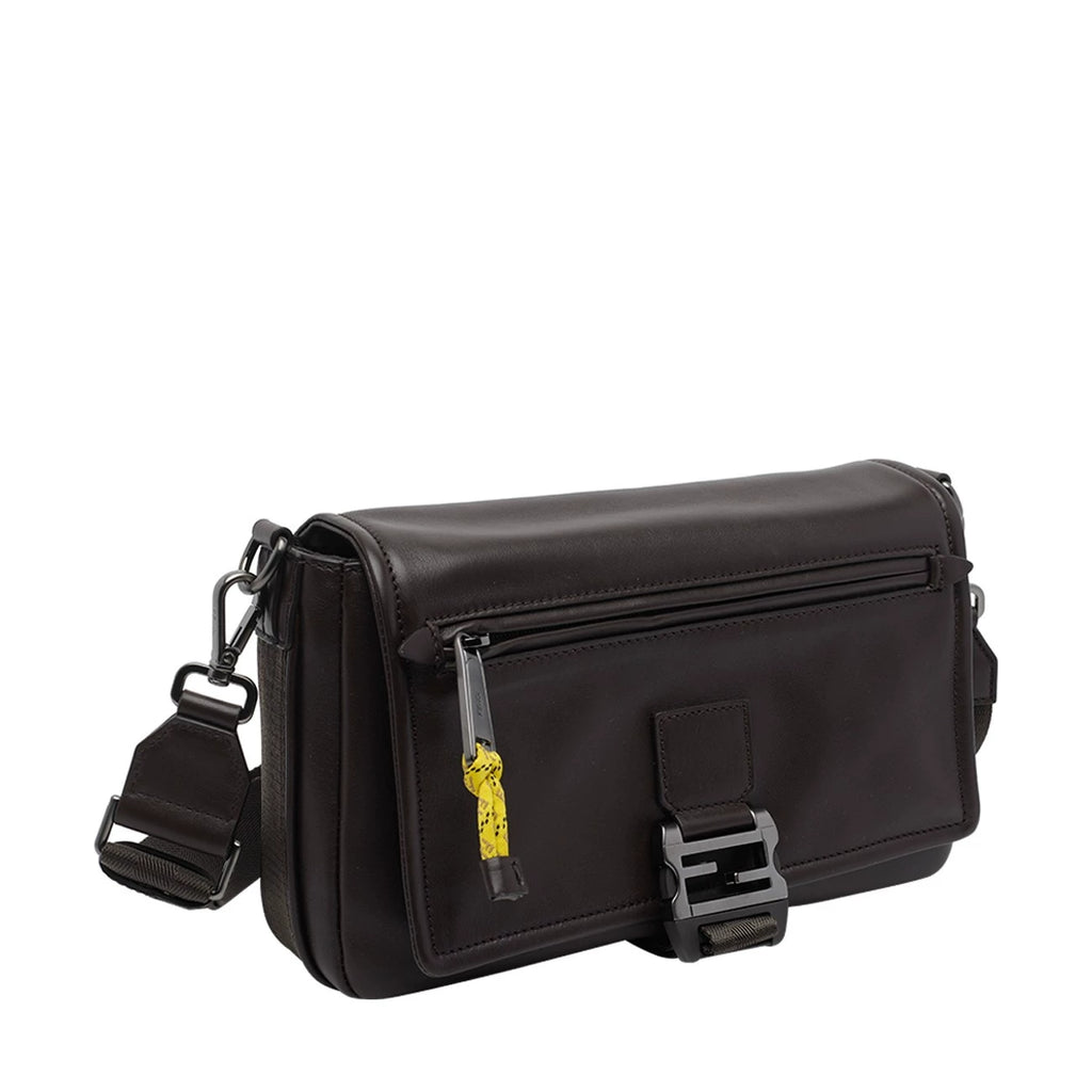 Fendi Men's Flux Small Bag in Brown