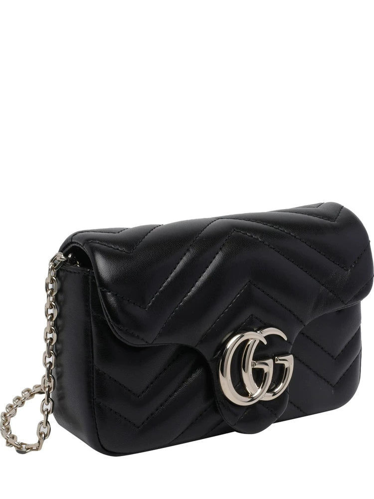 Gucci Women's Gg Marmont Mini Bag in Black
