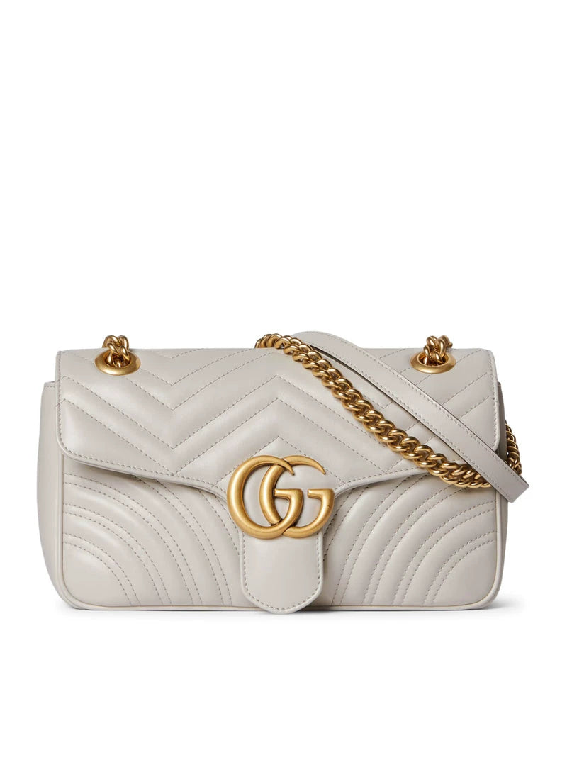 Gucci Women's Gg Marmont Medium Bag in Grey