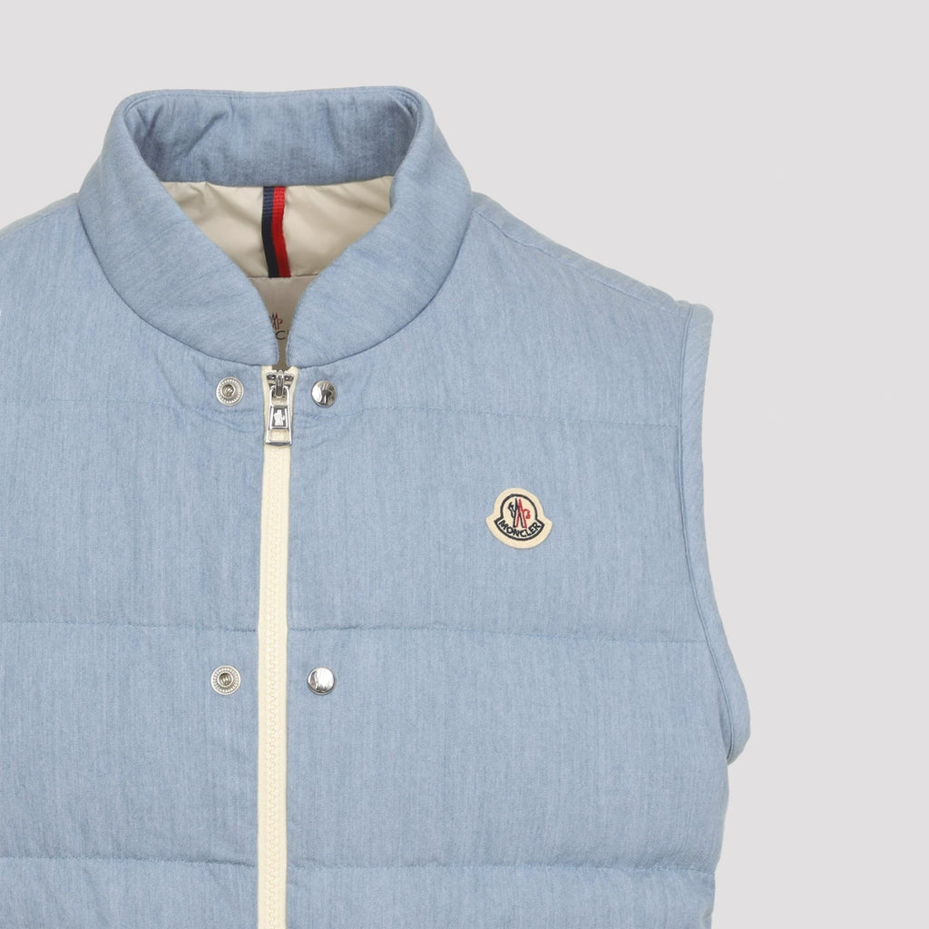 Moncler Men's Heceta Vest in Blue