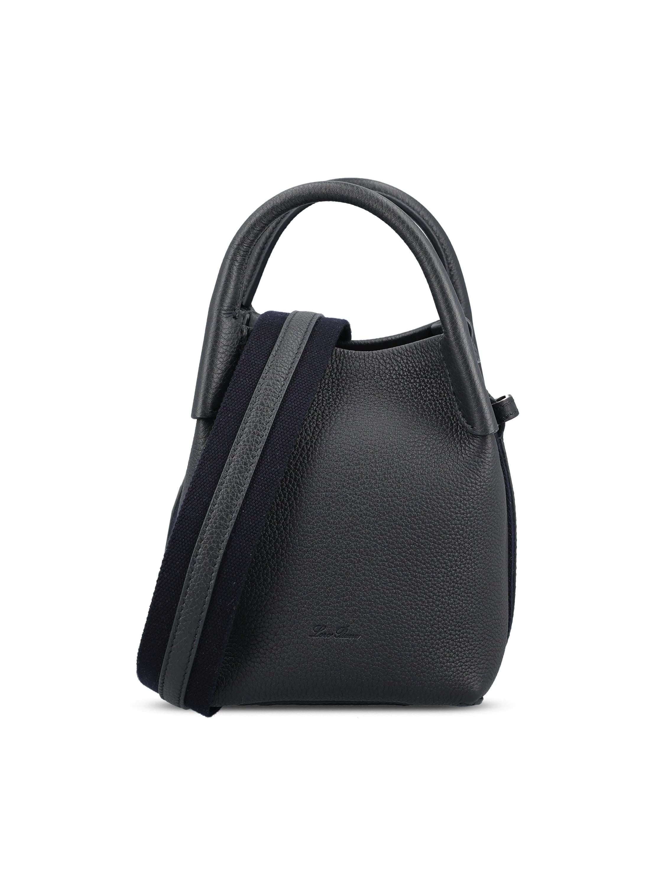 Loro Piana Women's Bale Mini Shoulder Bag in Blue