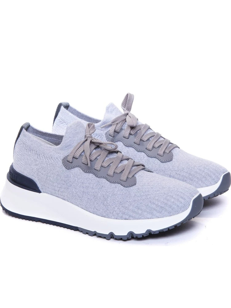 Brunello Cucinelli Men's Sneakers in Blue