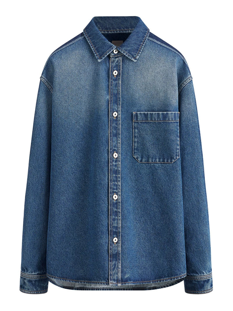 Dior Men's Overshirt Jacket in Blue