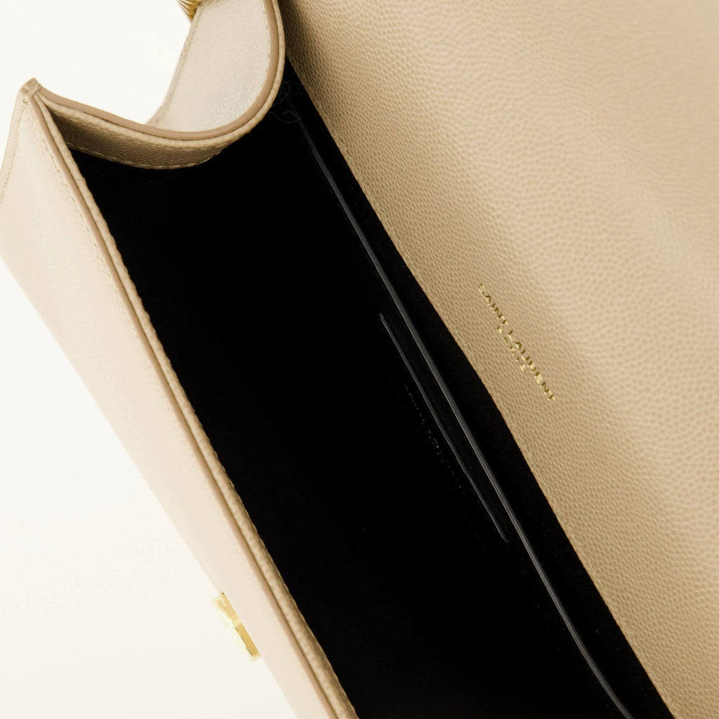 Saint Laurent YSL New Kate Small Shoulder Bag in White