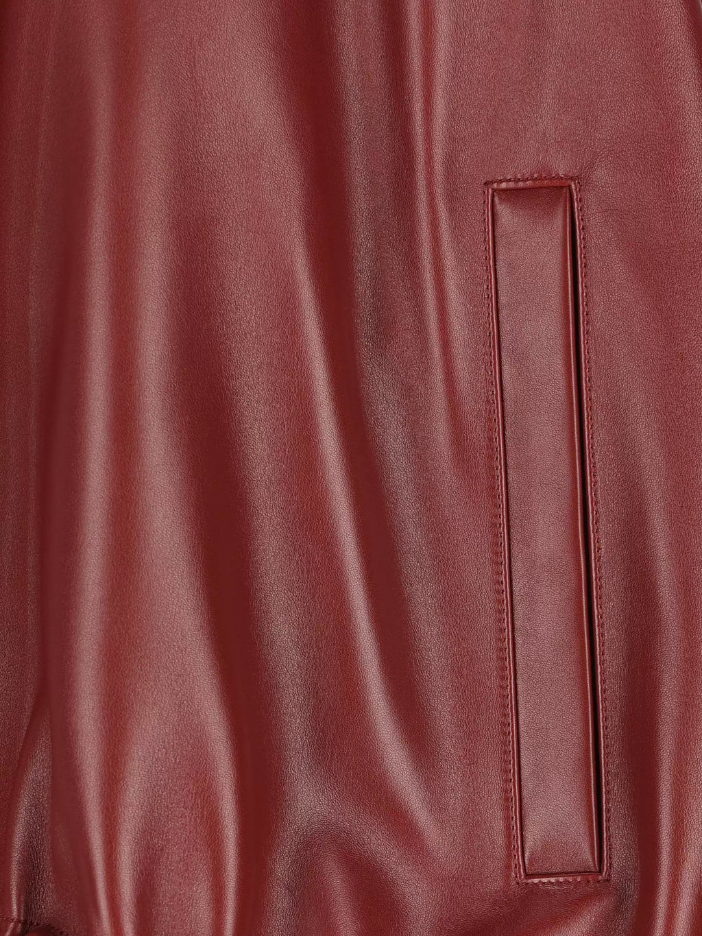 Balenciaga Women's Leather Jacket in Red
