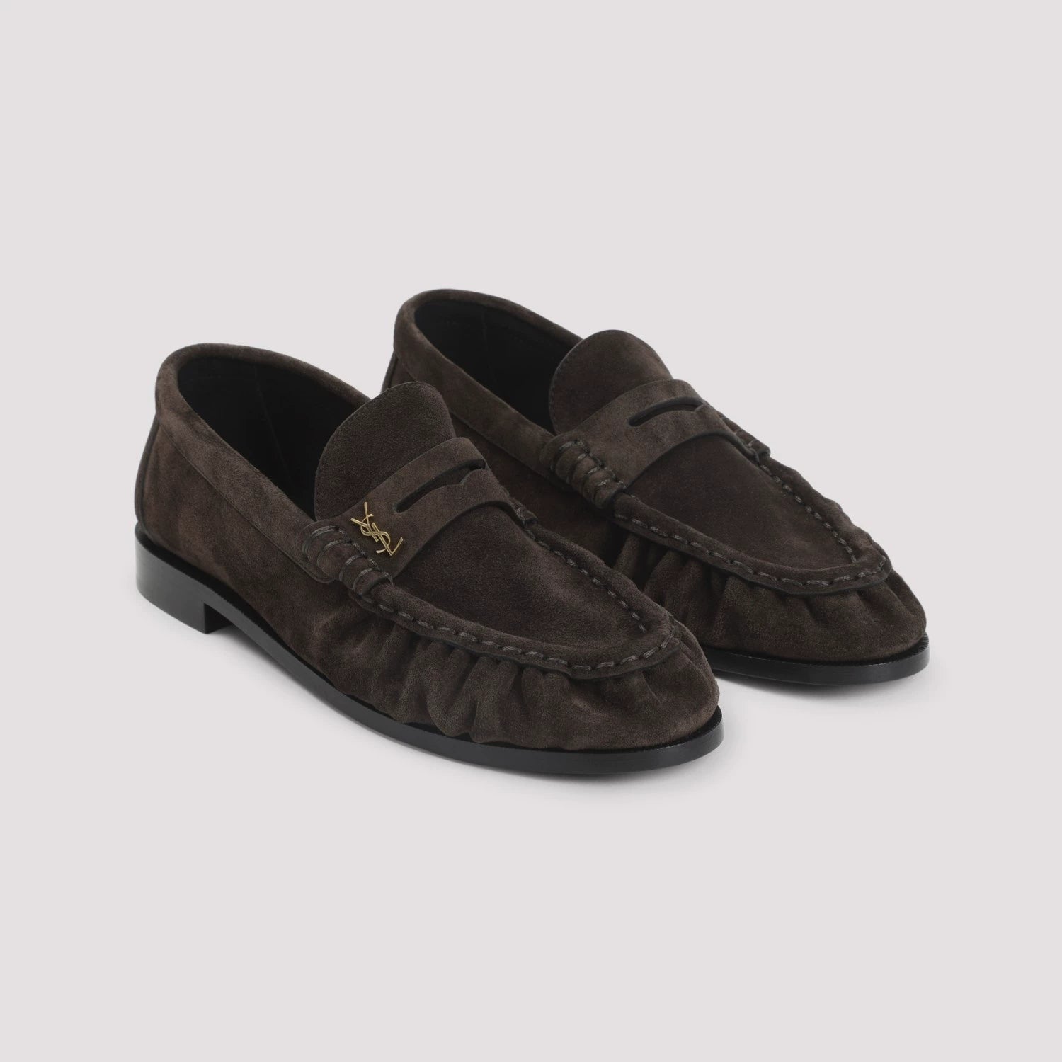 Ysl Women's Saint Laurent Le Loafer Loafers in Brown