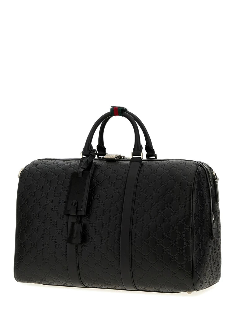 Gucci Men's Emblem Medium Bag