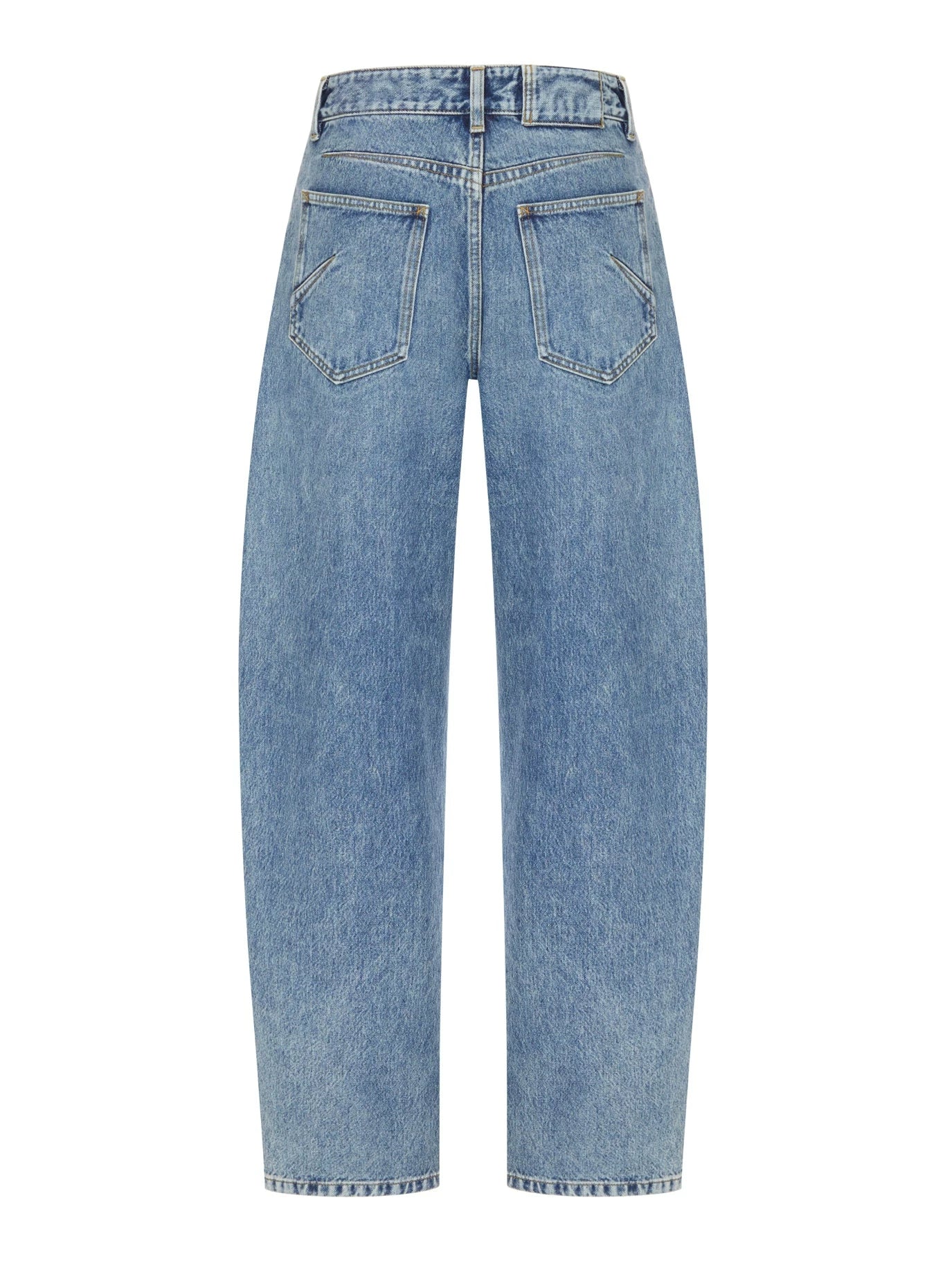 Alaia Women's Round Jeans in Blue