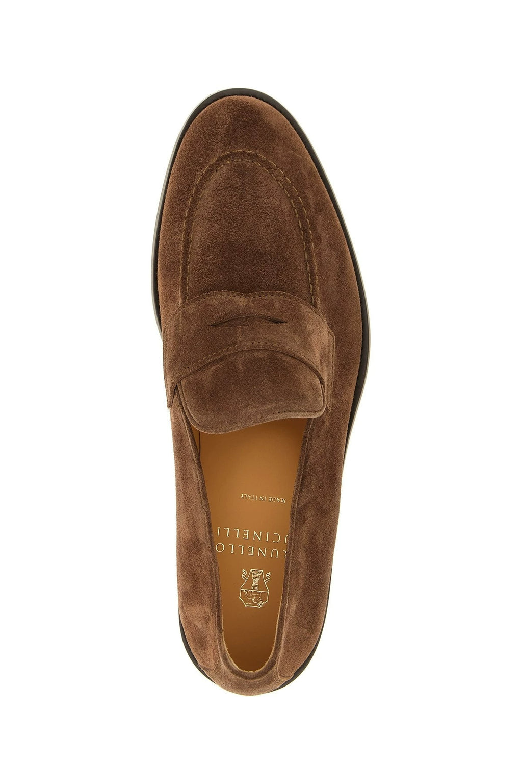 Brunello Cucinelli Men's Loafers in Brown