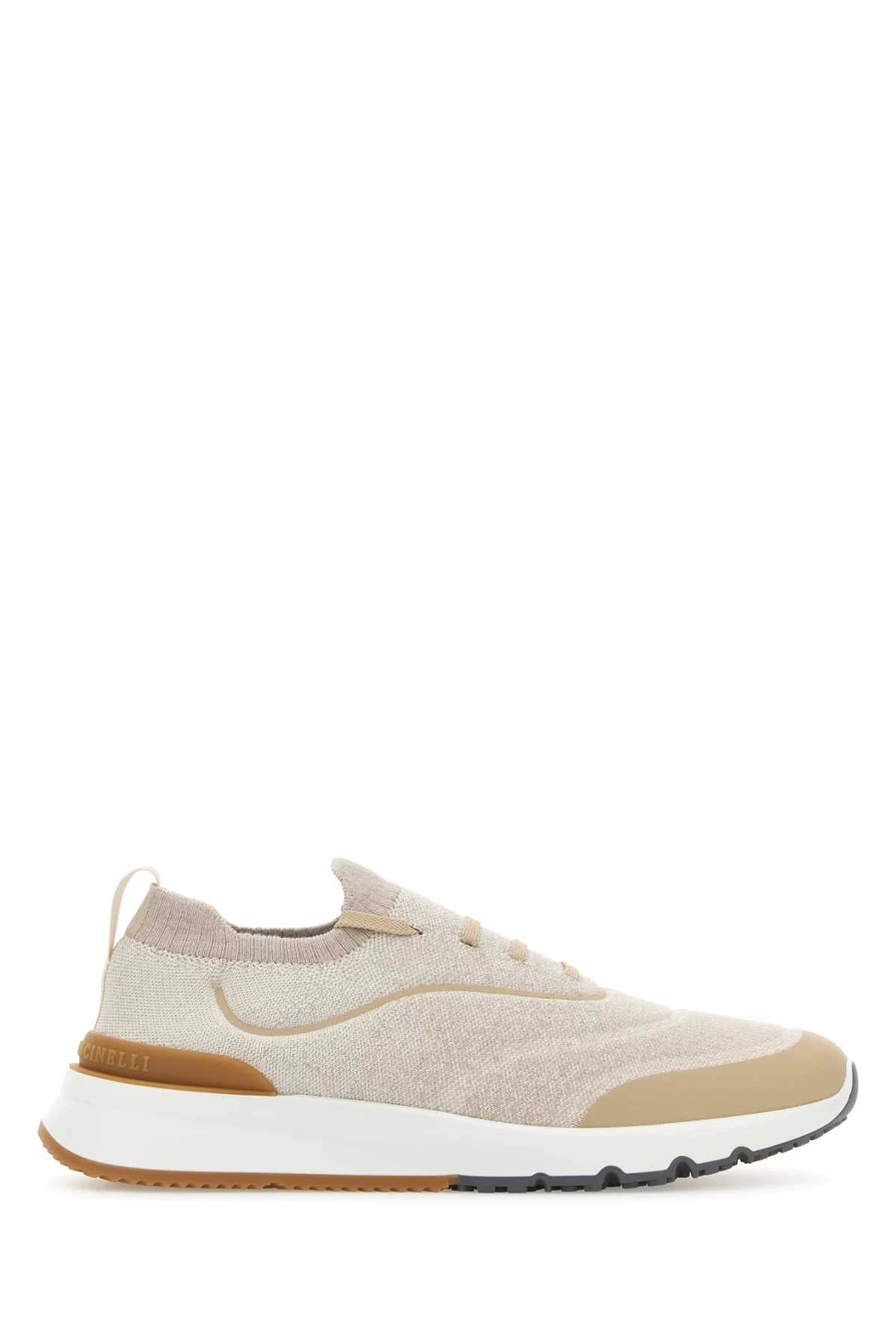 Brunello Cucinelli Men's Sneakers in Beige