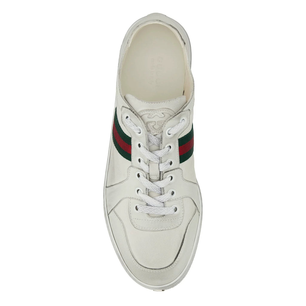 Gucci Men's Stretch Sneakers in White