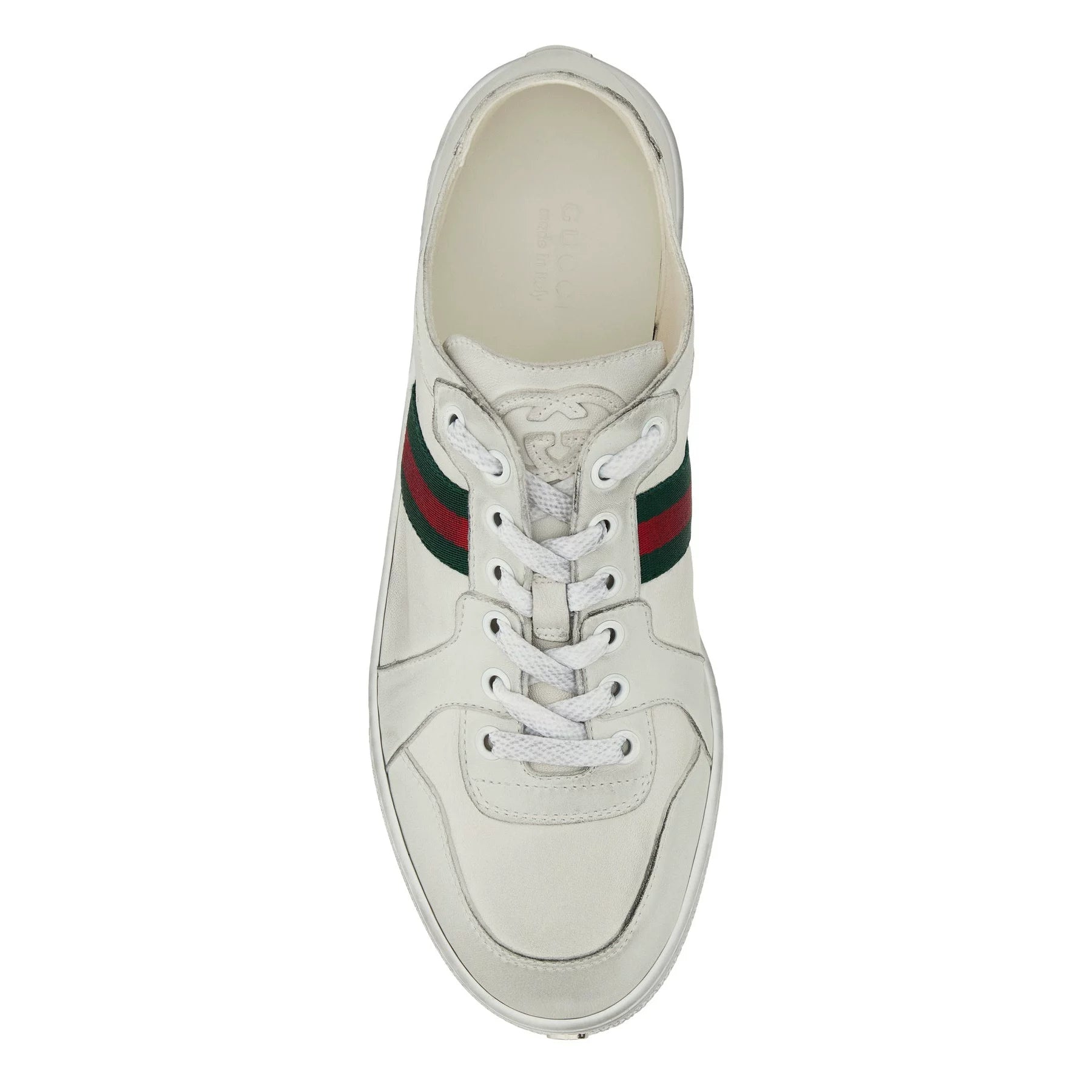 Gucci Men's Stretch Sneakers in White