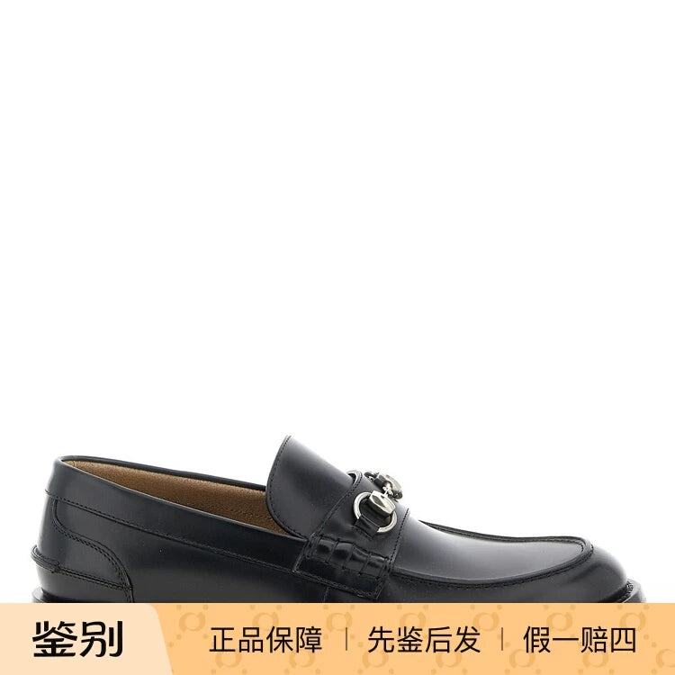 Gucci Men's Morsetto Loafers in Black