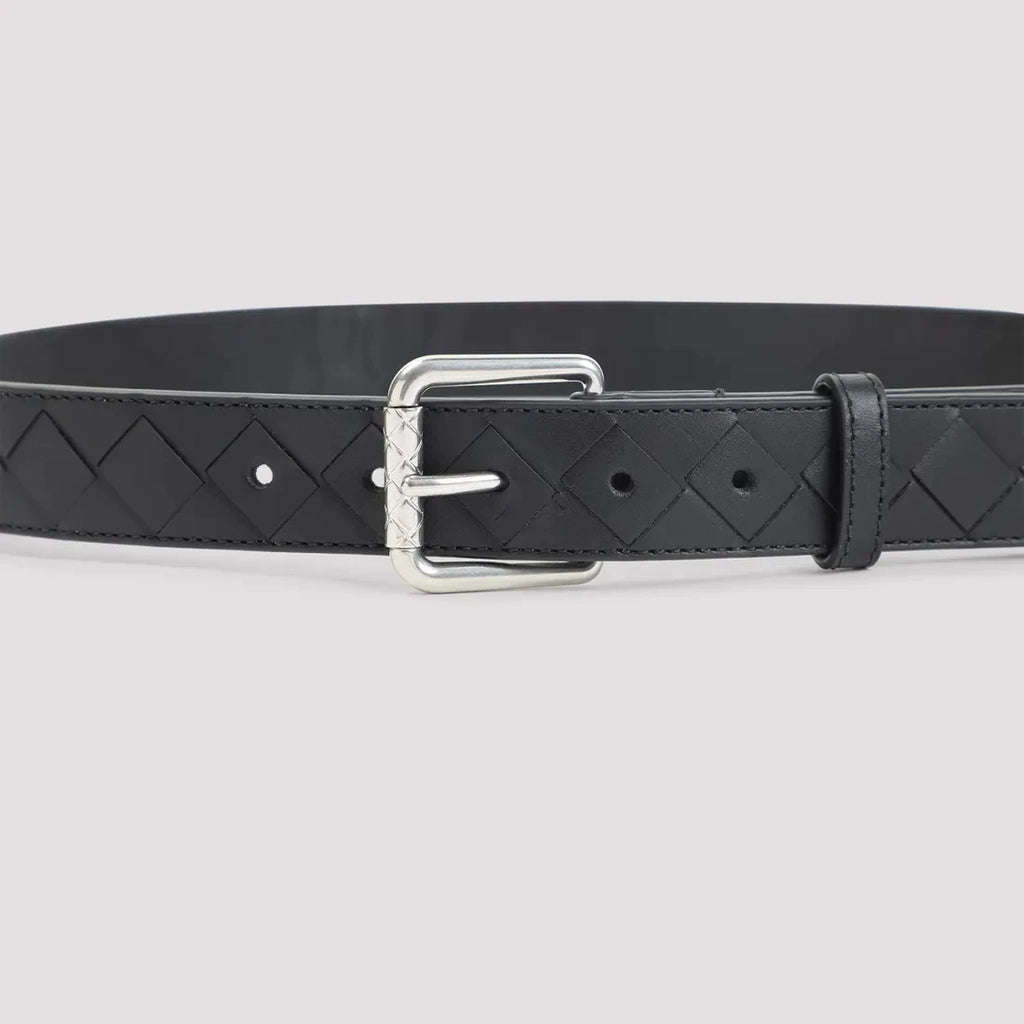 Bottega Veneta Men's Belt in Black