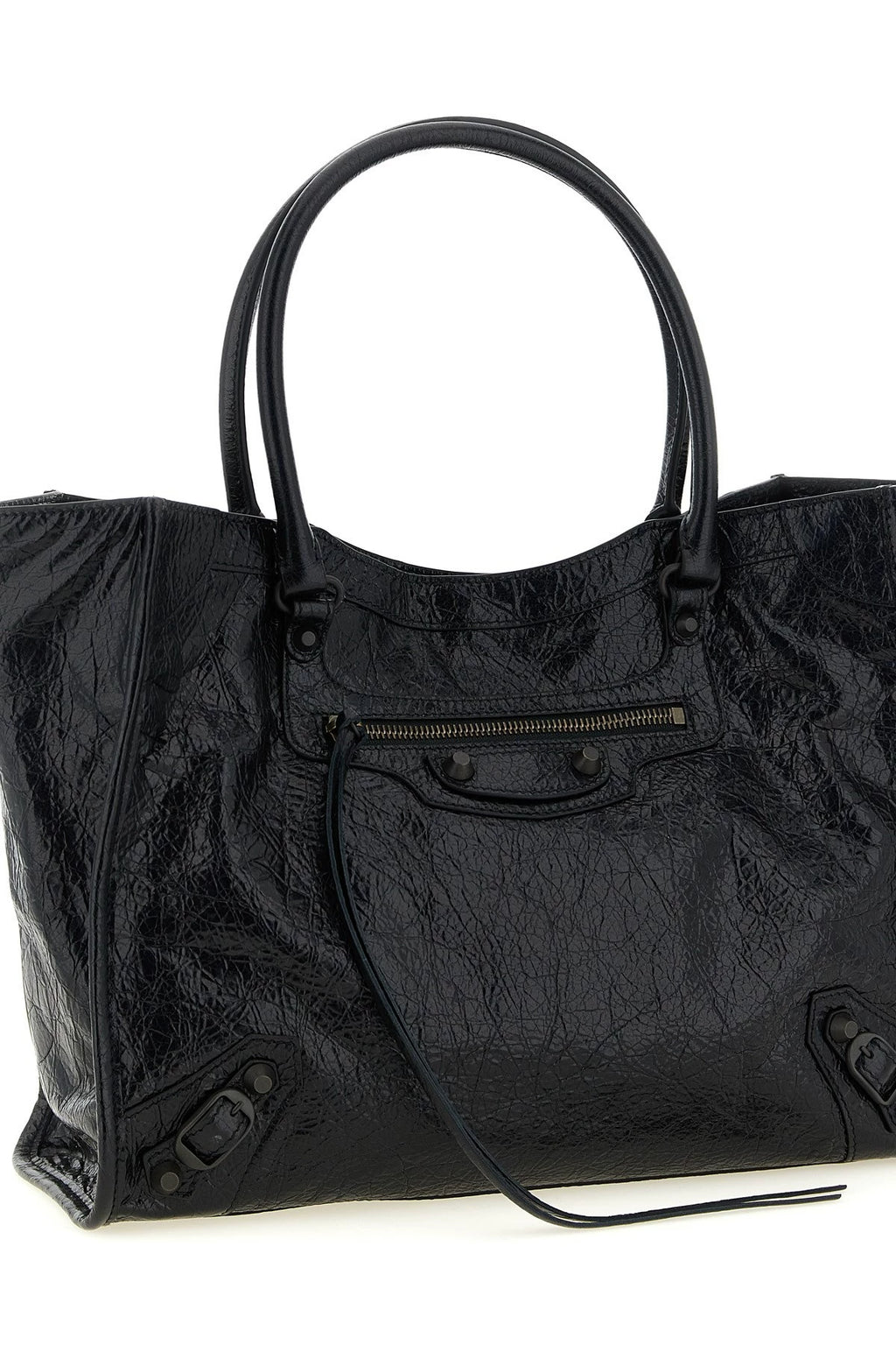 Balenciaga Women's Le City Small Shoulder Bag in Black