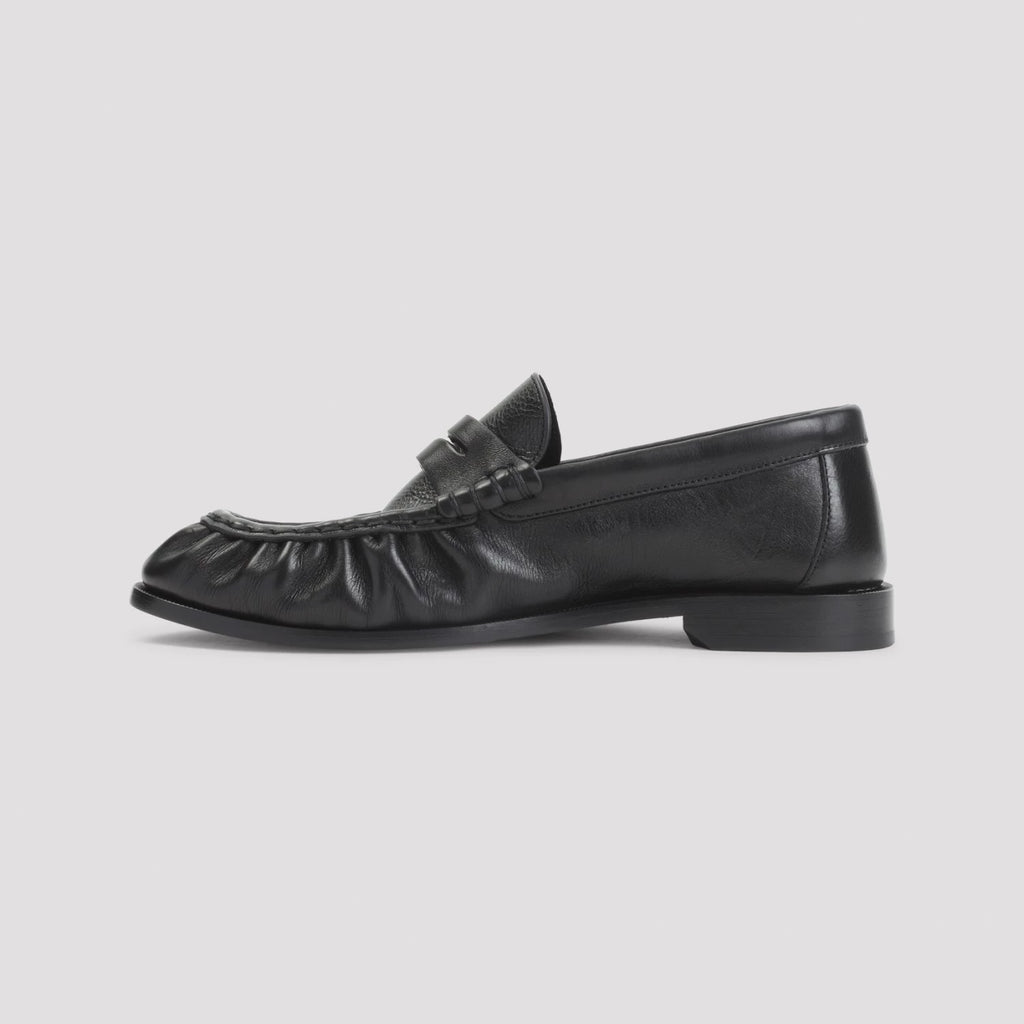 Saint Laurent Women's YSL Le Loafer Loafers in Black