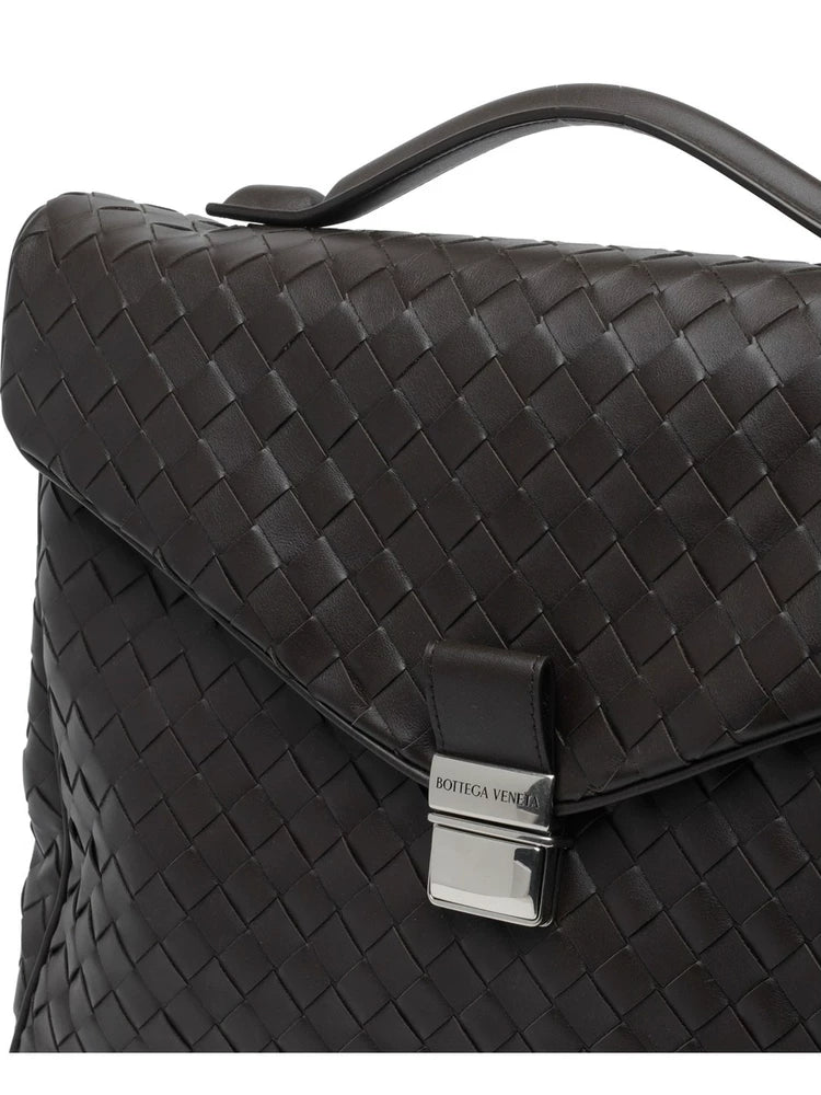 Bottega Veneta Men's Briefcase in Brown