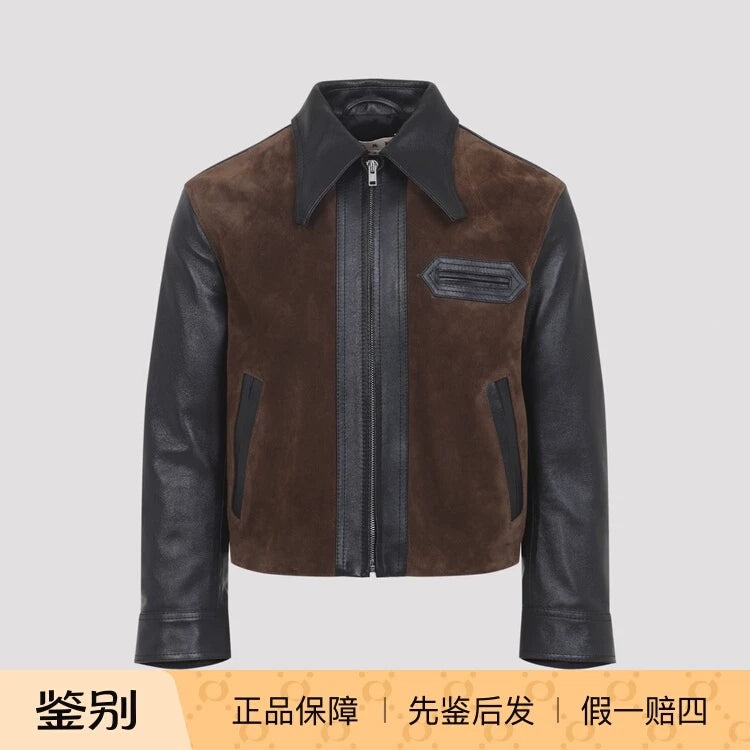 Marni Women's Leather Jacket in Black