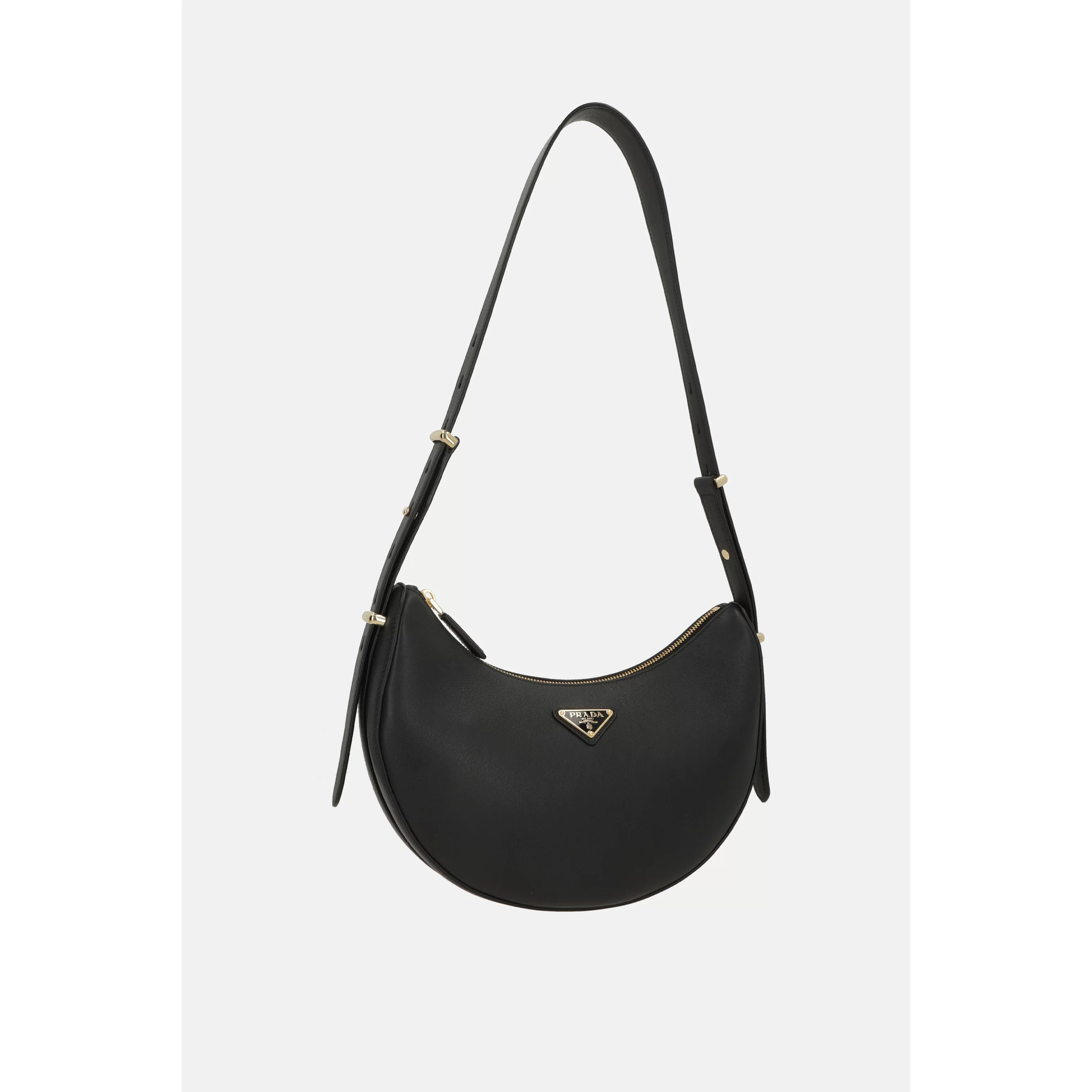 Prada Women's Arque Medium Shoulder Bag in Black