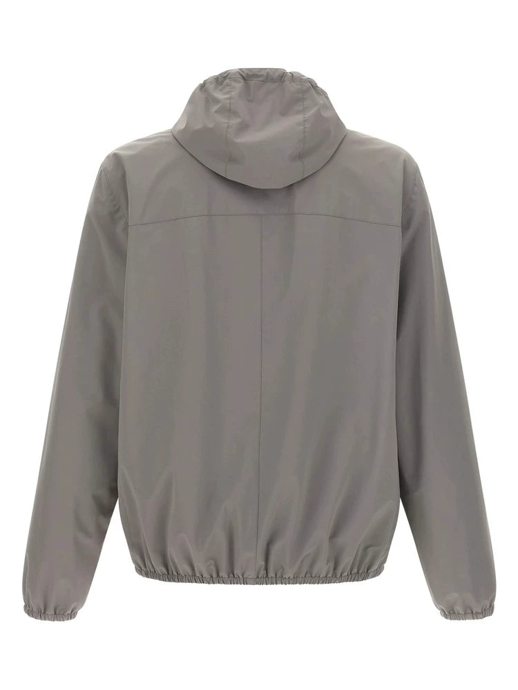 Brunello Cucinelli Men's Jacket in Grey
