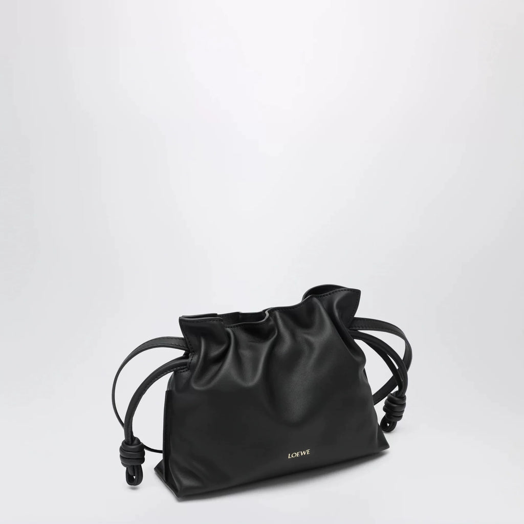 LOEWE Women's Mini Flamenco Shoulder Bag in Black