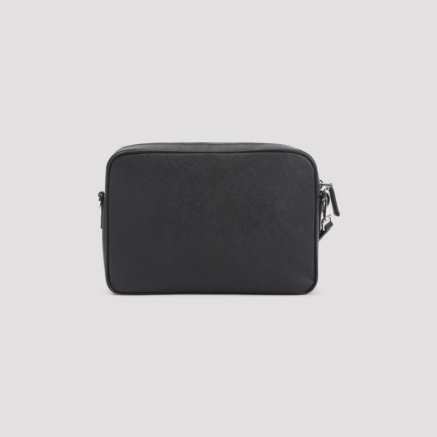 Prada Men's Bandoliera Crossbody Bag in Black