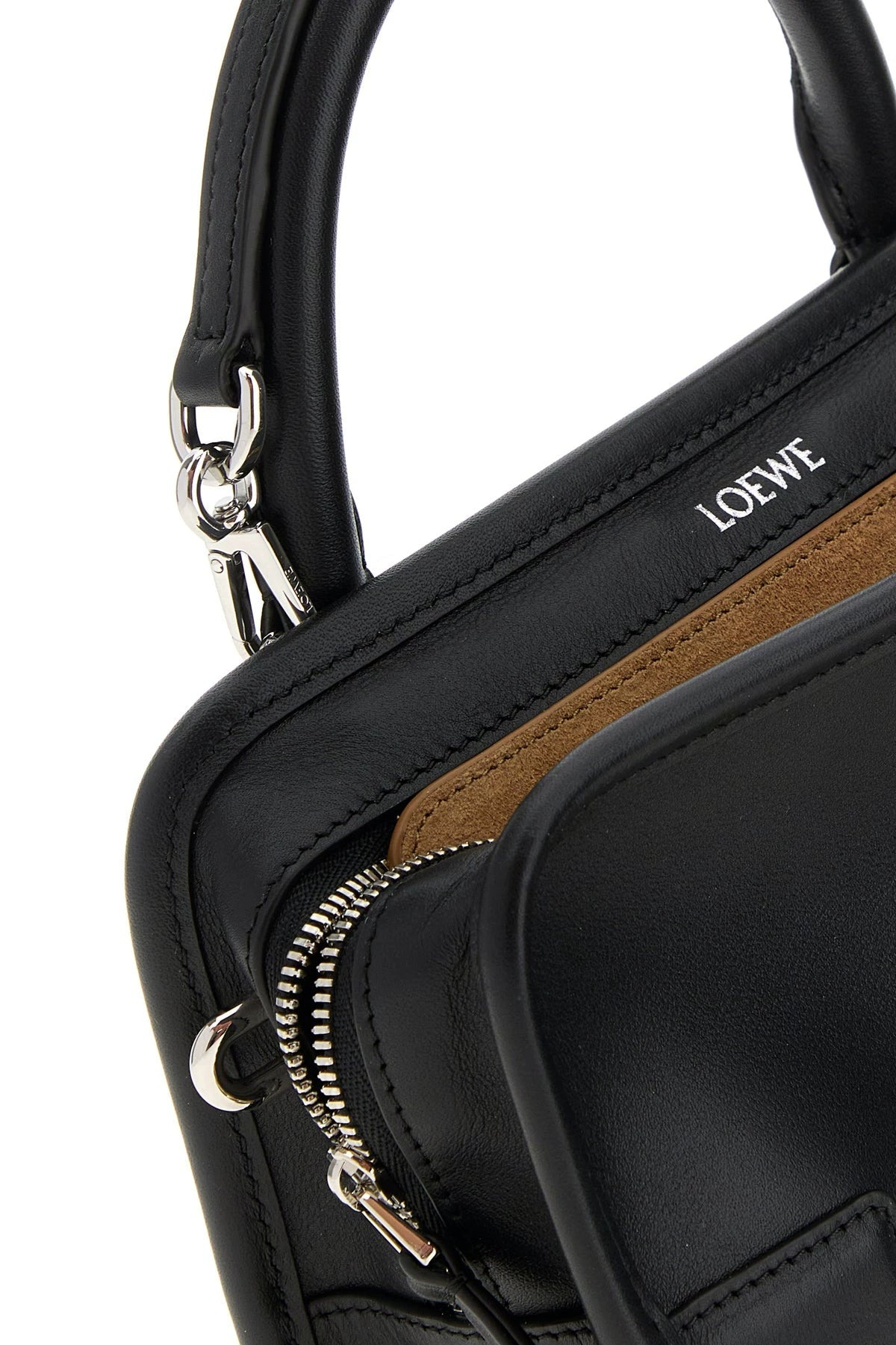Loewe Women's Amazona Mini Shoulder Bag in Black