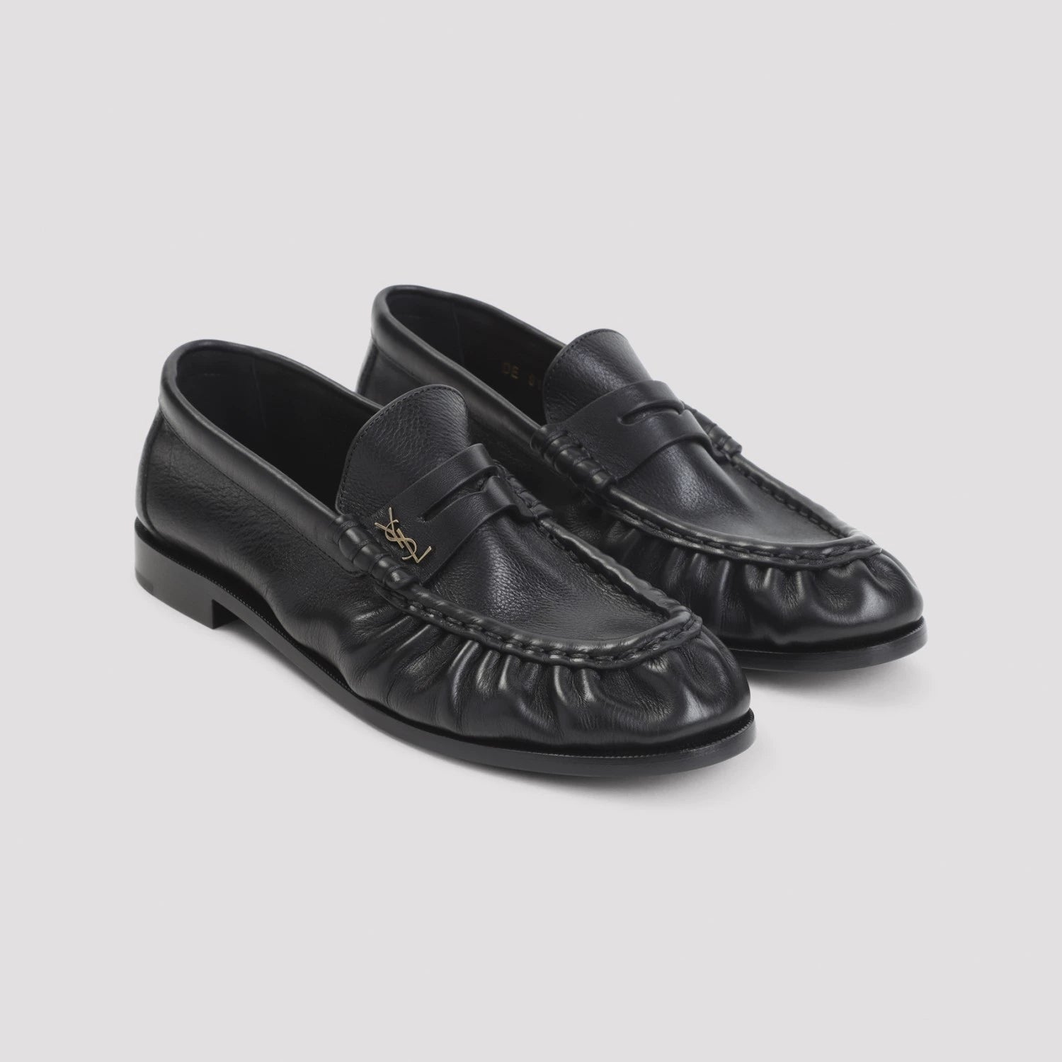 Saint Laurent Women's YSL Le Loafer Loafers in Black