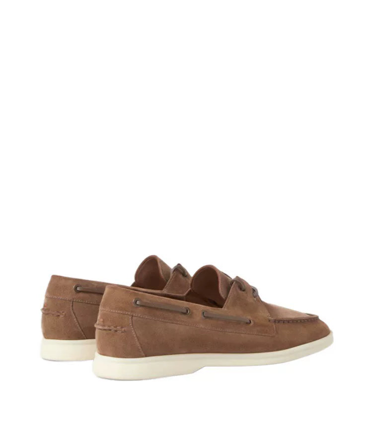 Loro Piana Men's Sea Sail Loafers in Brown