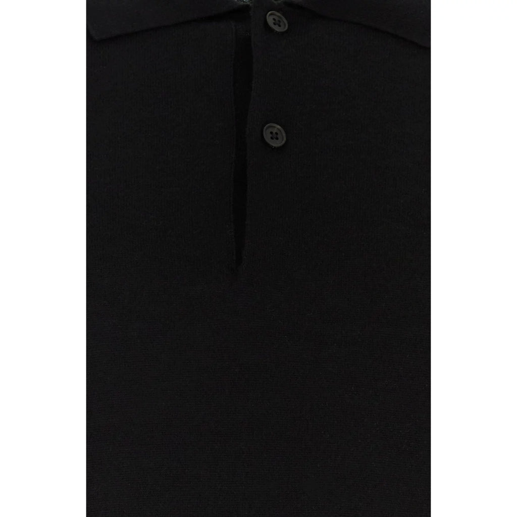 The Row Men's Selio Polo Polo Shirt in Black