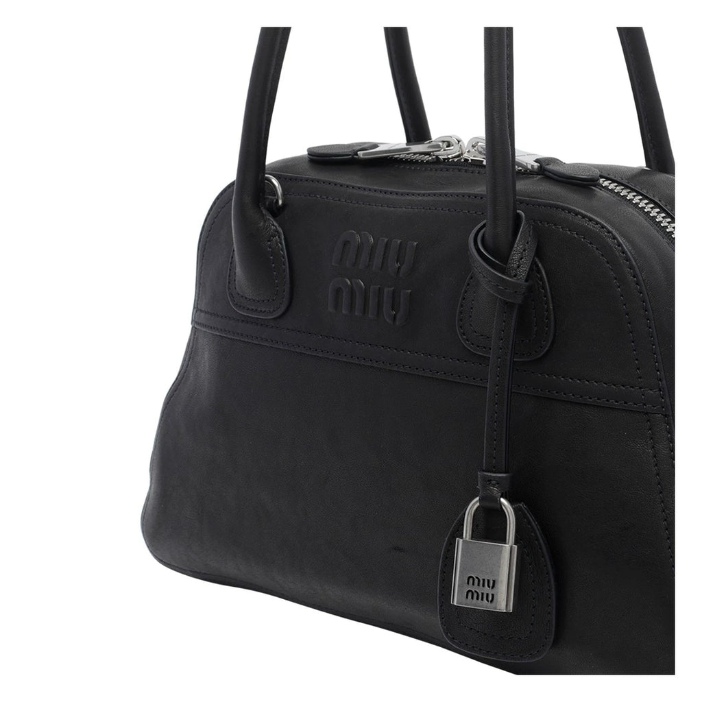 Miu Miu Women's Vivant Small Shoulder Bag in Black