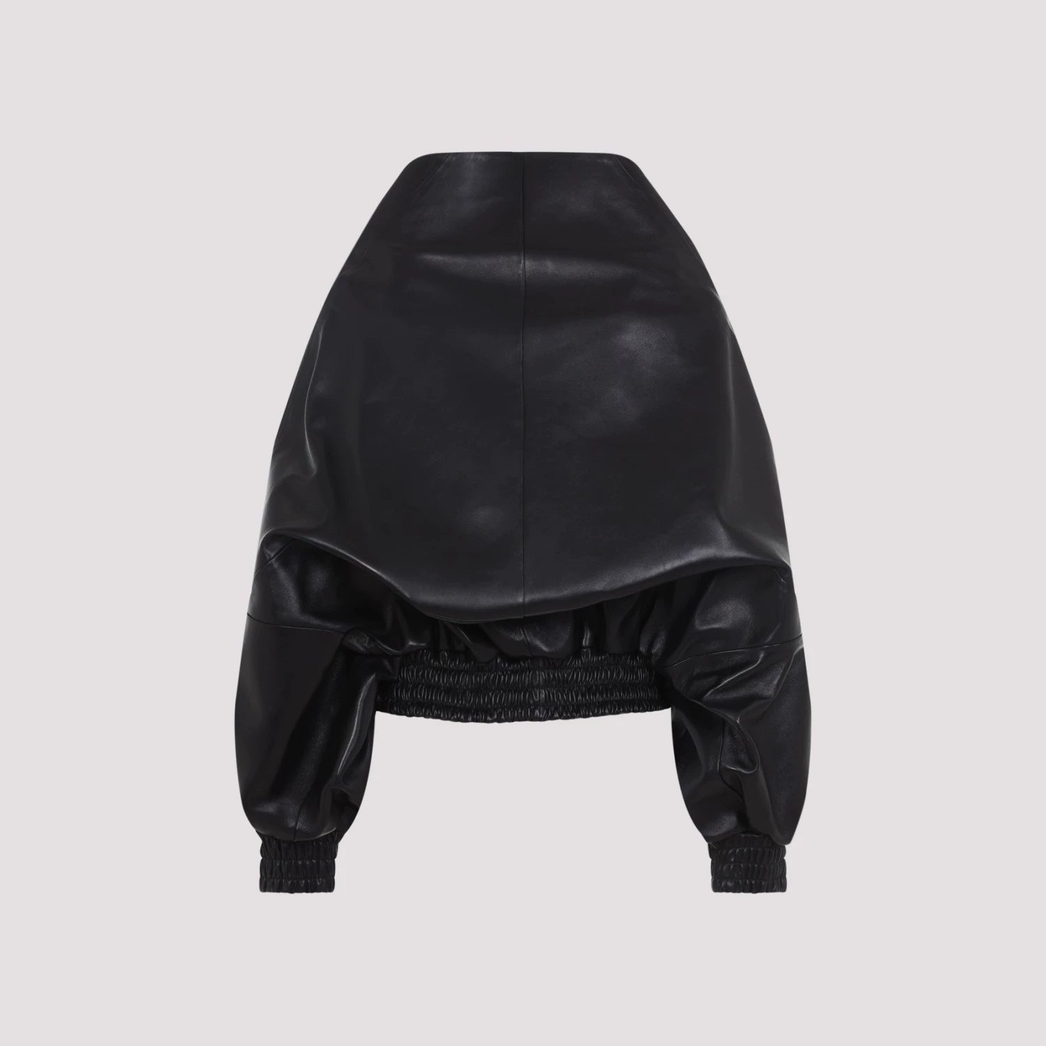 Balenciaga Women's Leather Jacket in Black
