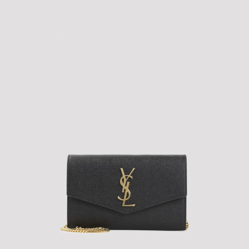 Saint Laurent Chain Wallet Bag in Black