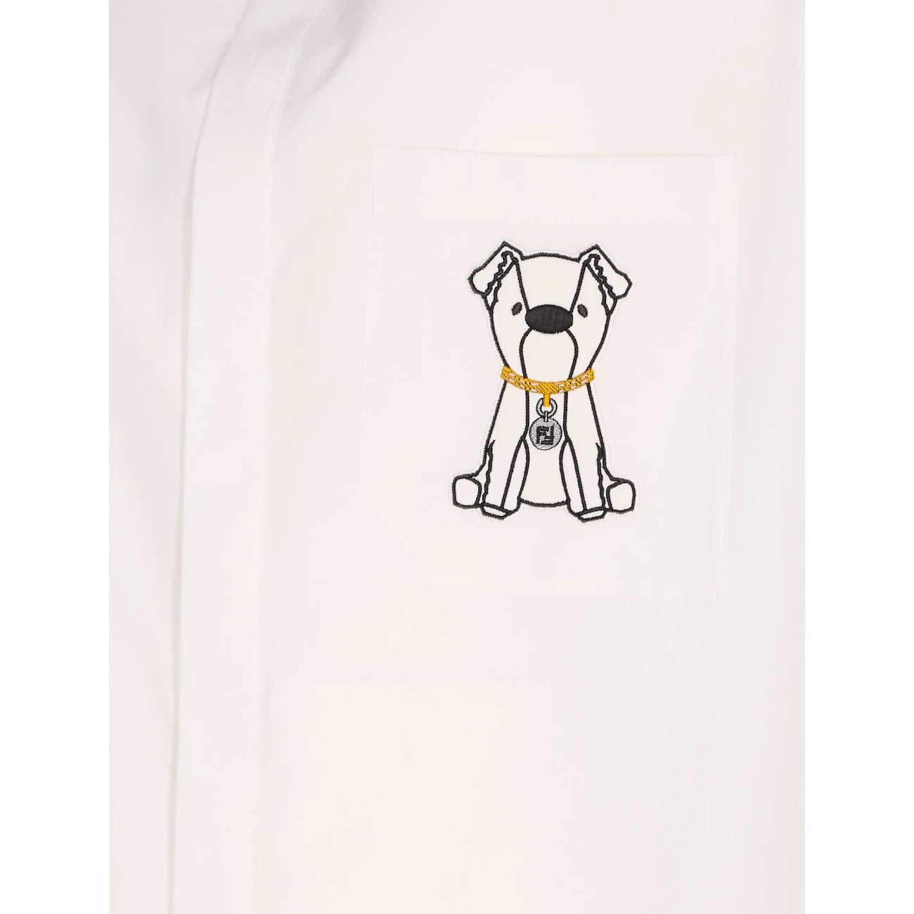 Fendi Men's Ito Shirt in White