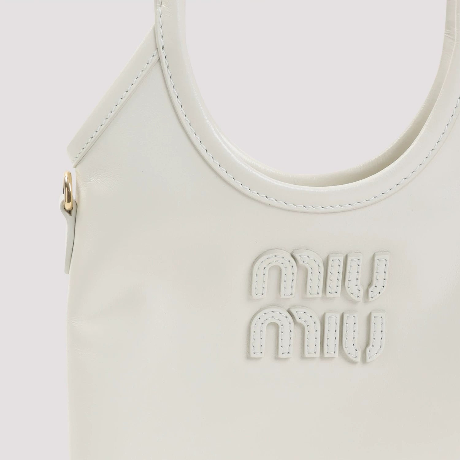 Miu Miu Women's Ivy Mini Shoulder Bag in White