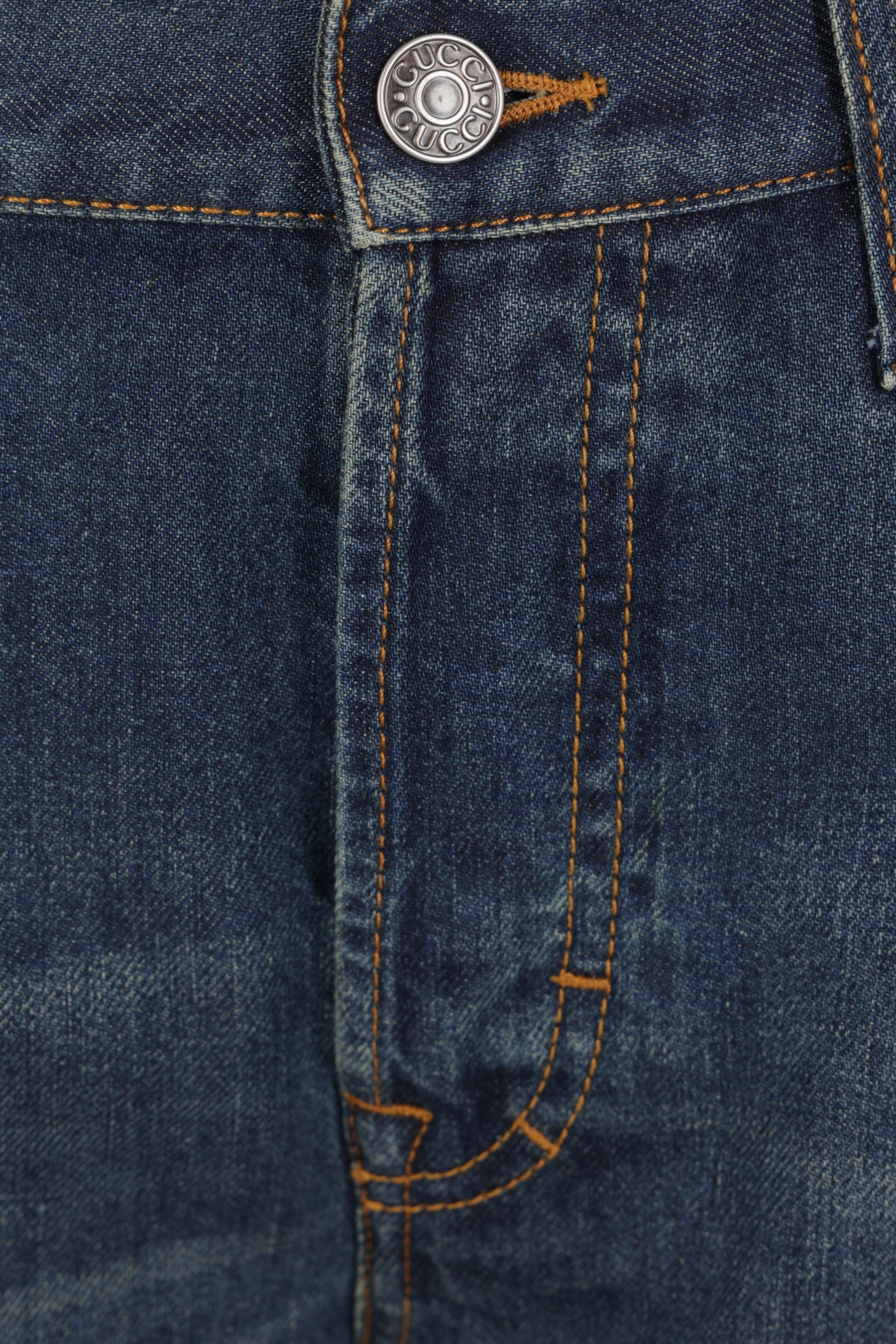 Gucci Women's Horsebit Jeans in Blue