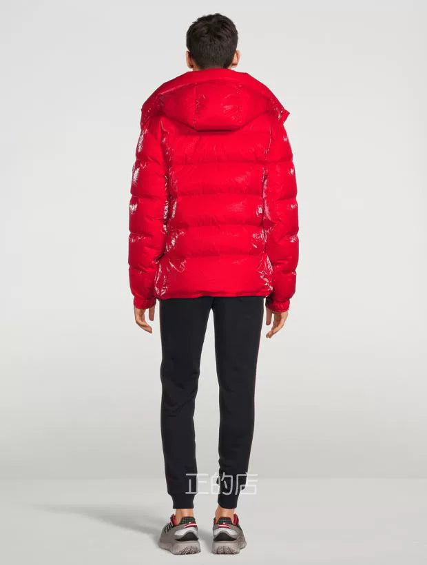 Moncler Men's Verdon Down Jacket in Red