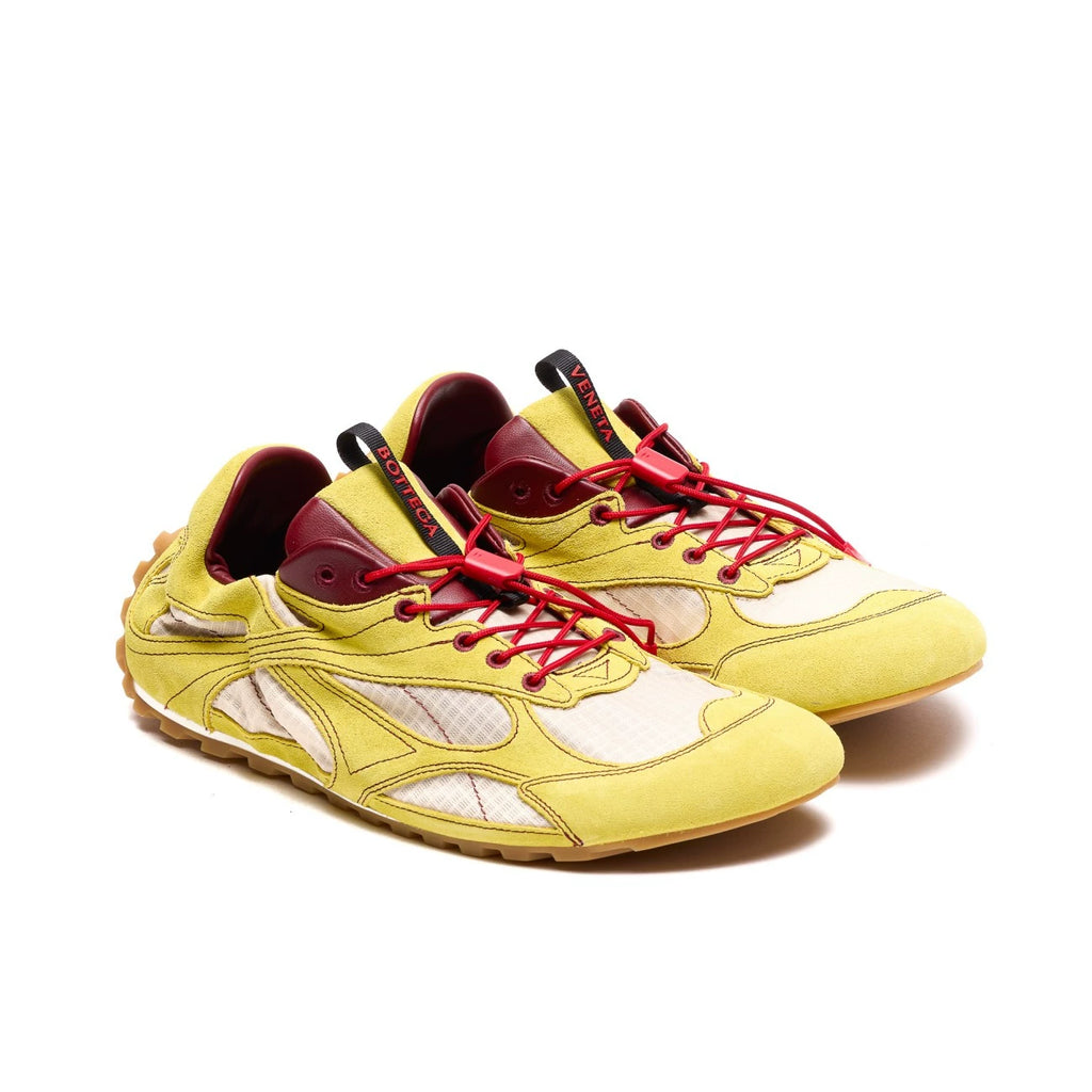 Bottega Veneta Men's Flash Orbit Sneakers in Yellow