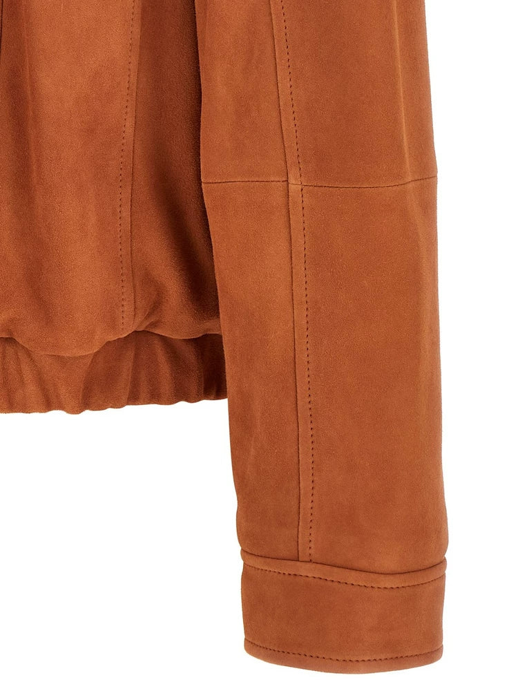 Brunello Cucinelli Men's Leather Jacket