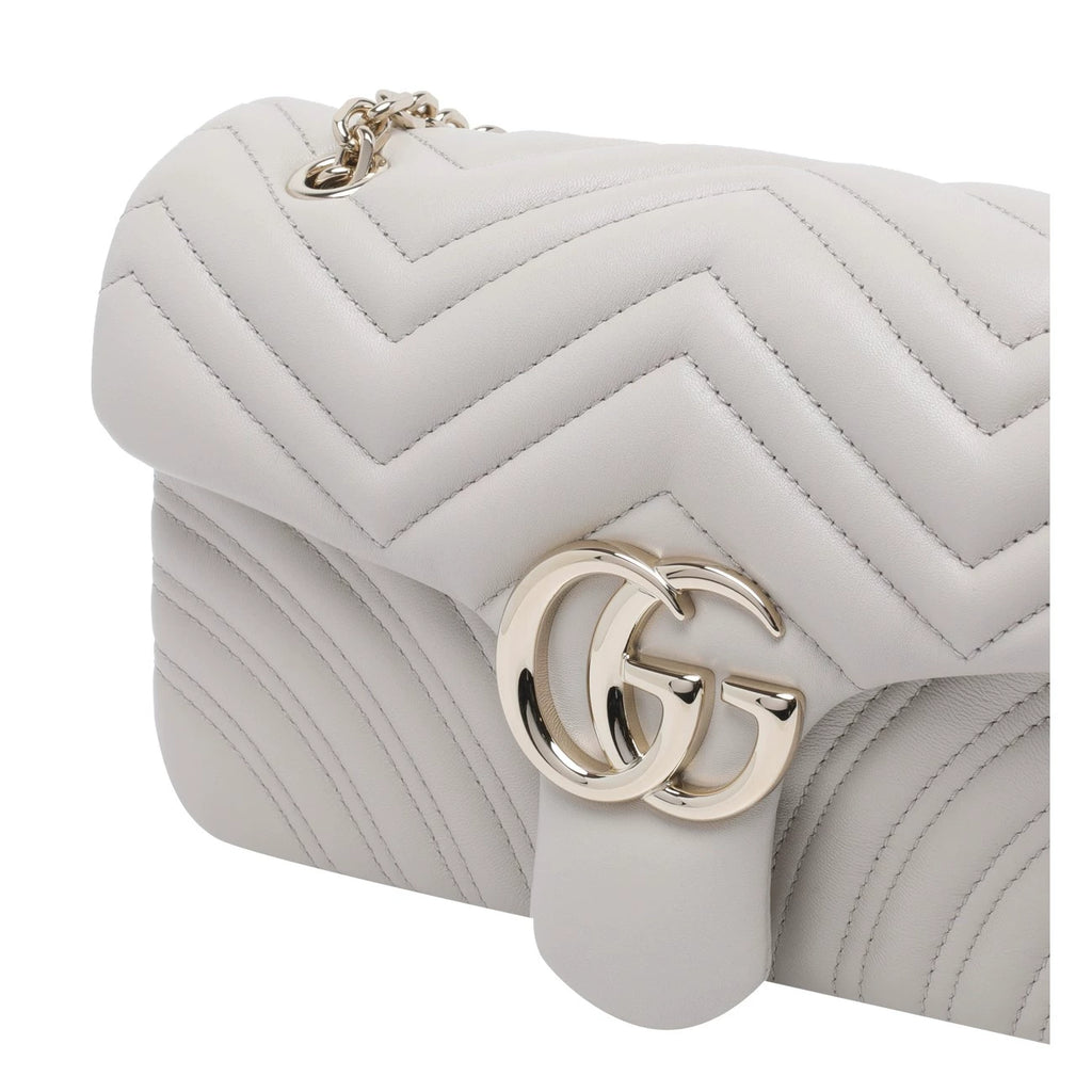 Gucci Women's Gg Marmont Medium Bag in Grey