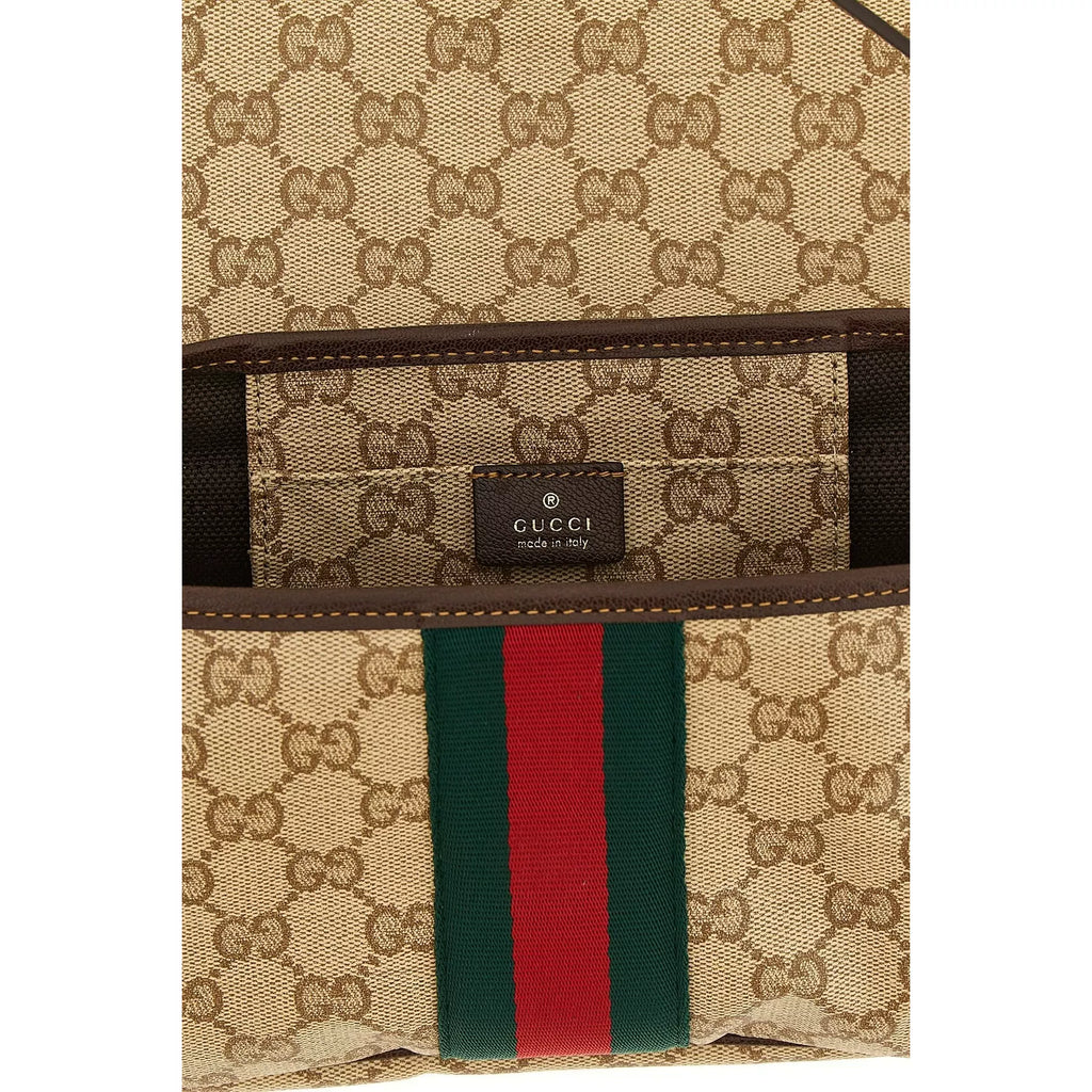 GUCCI Women's Medium Madison Canvas Tote in Beige
