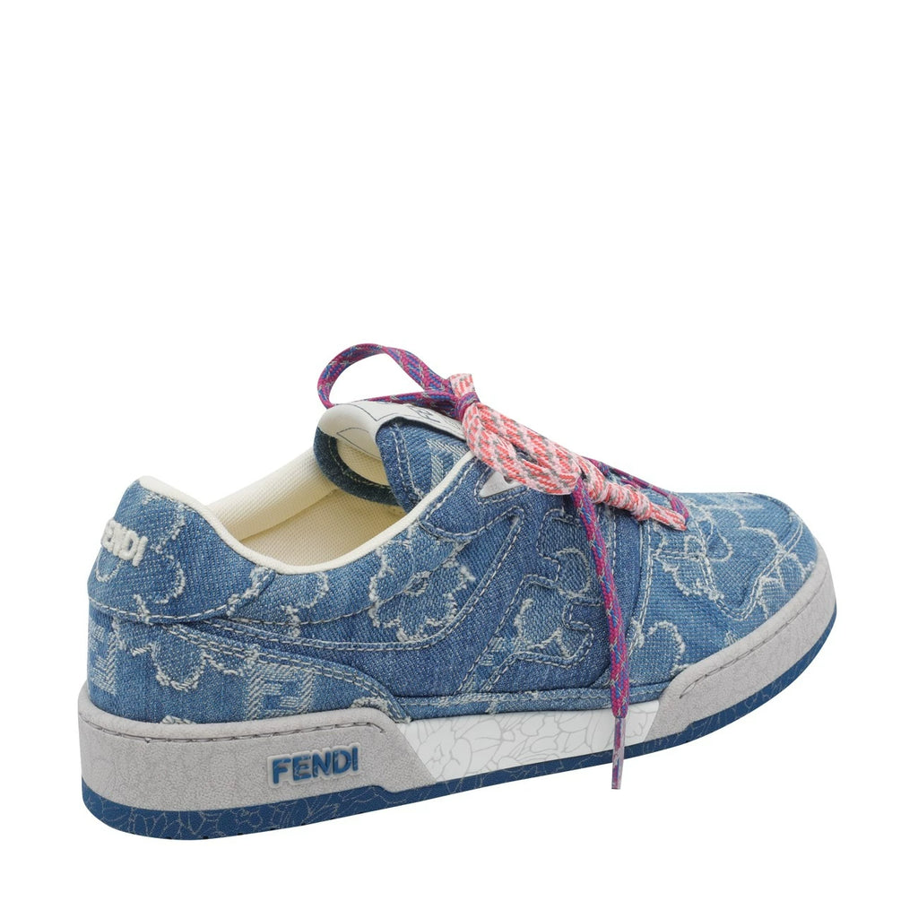 Fendi Women's Match Sneakers in Blue