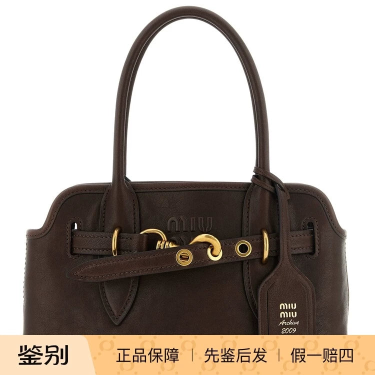 Miu Miu Women's Aventure Bag in Dark Brown
