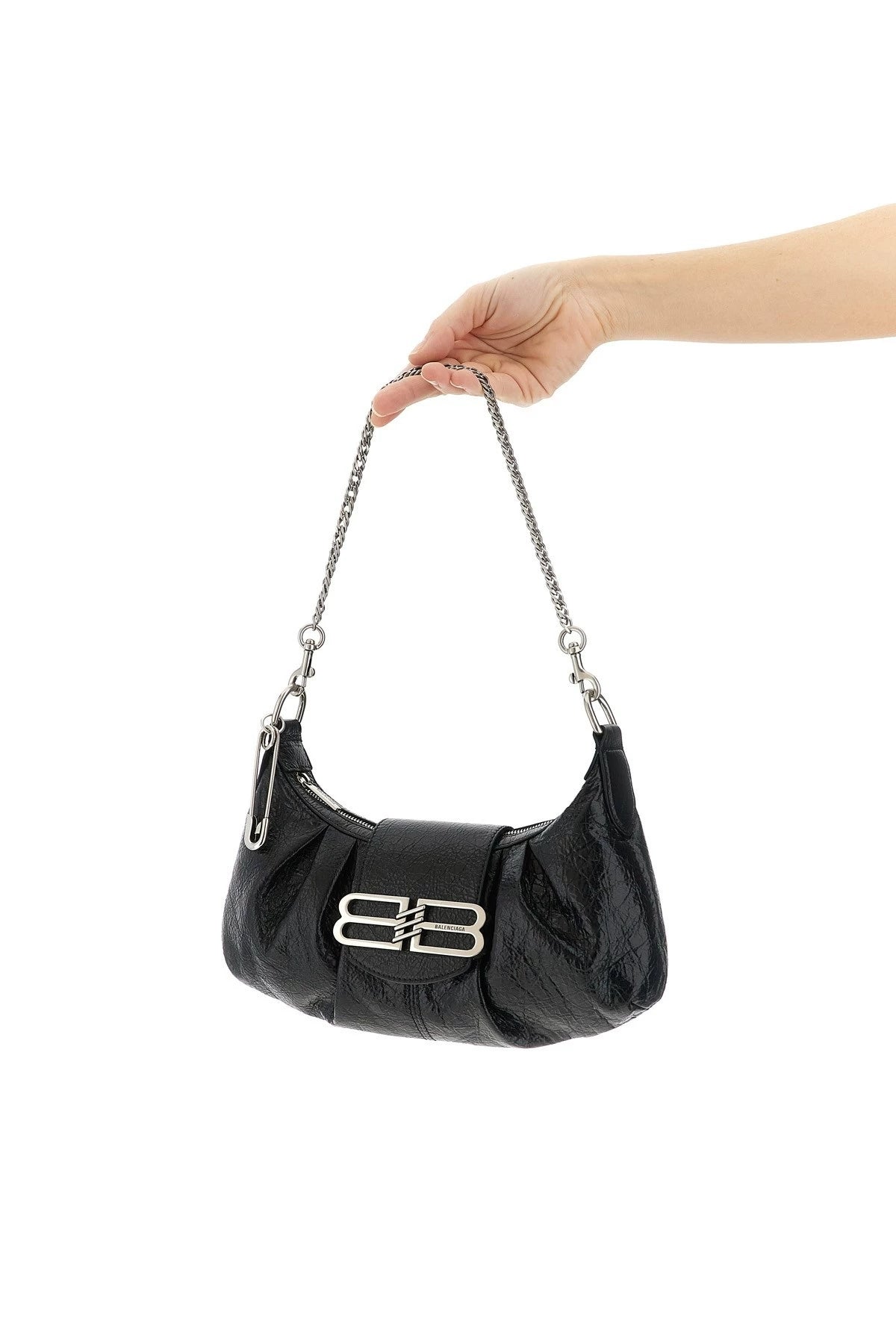 Balenciaga Women's Pamela Small Shoulder Bag in Black