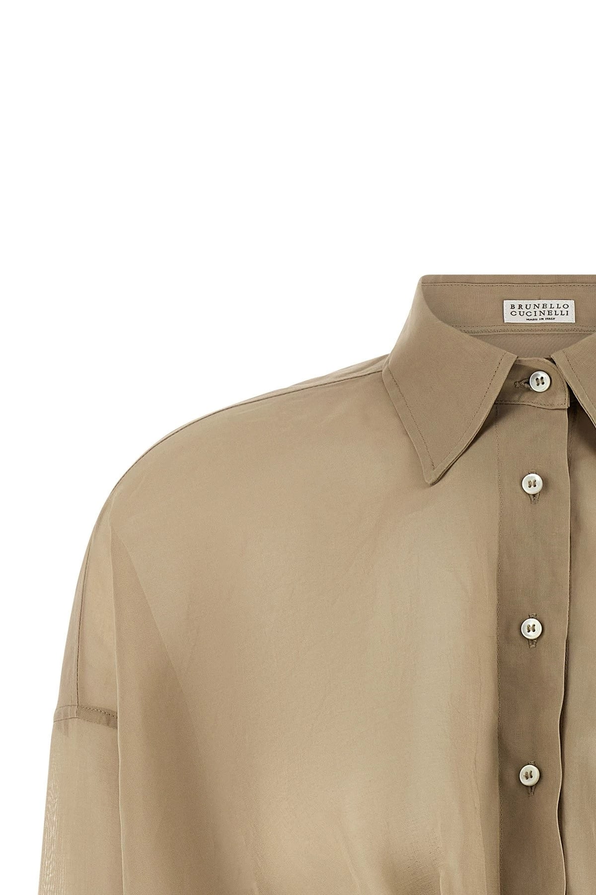 Brunello Cucinelli Women's Shirt in Beige
