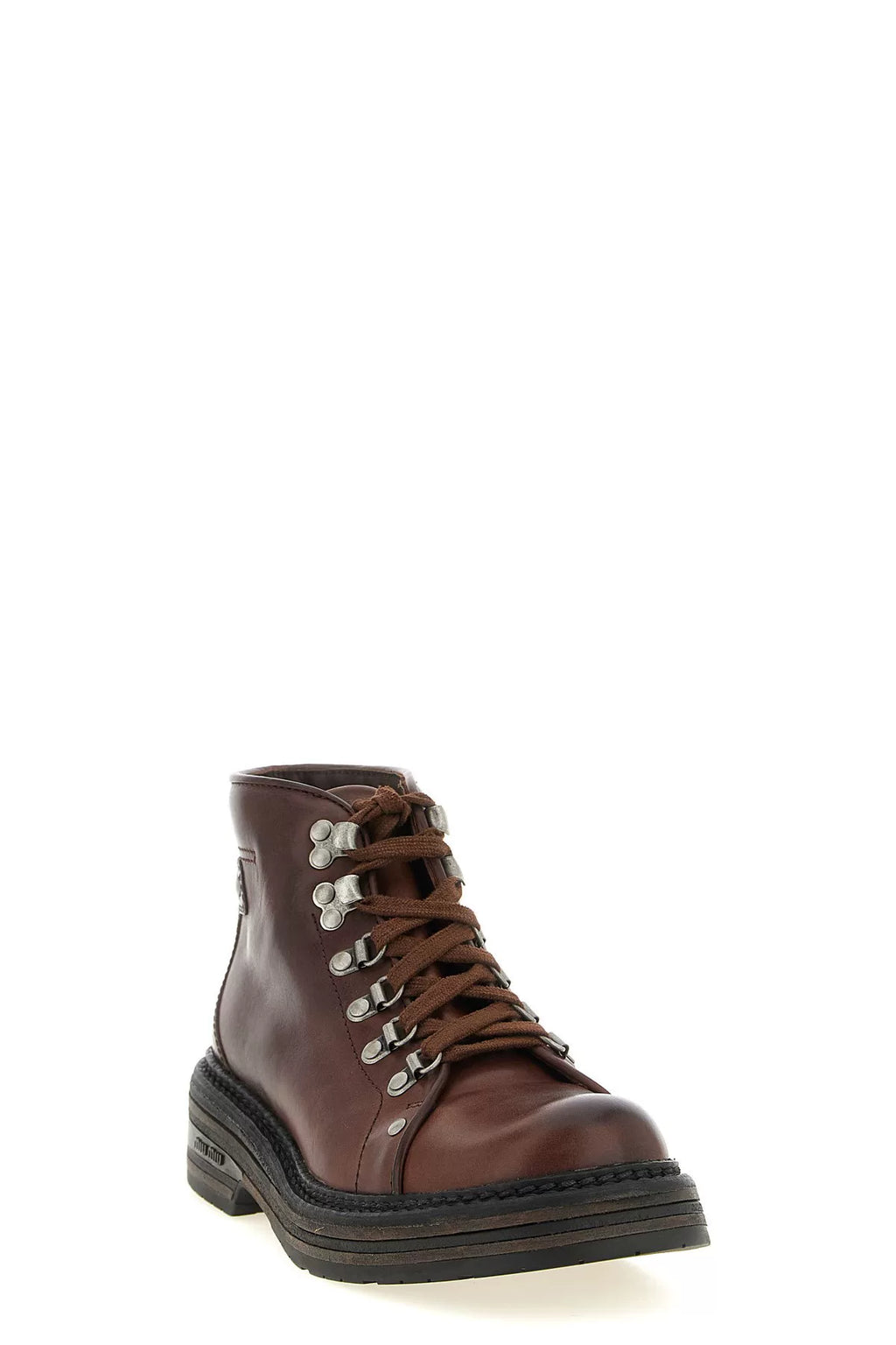 Miu Miu Women's Hiking Snow Boots in Brown