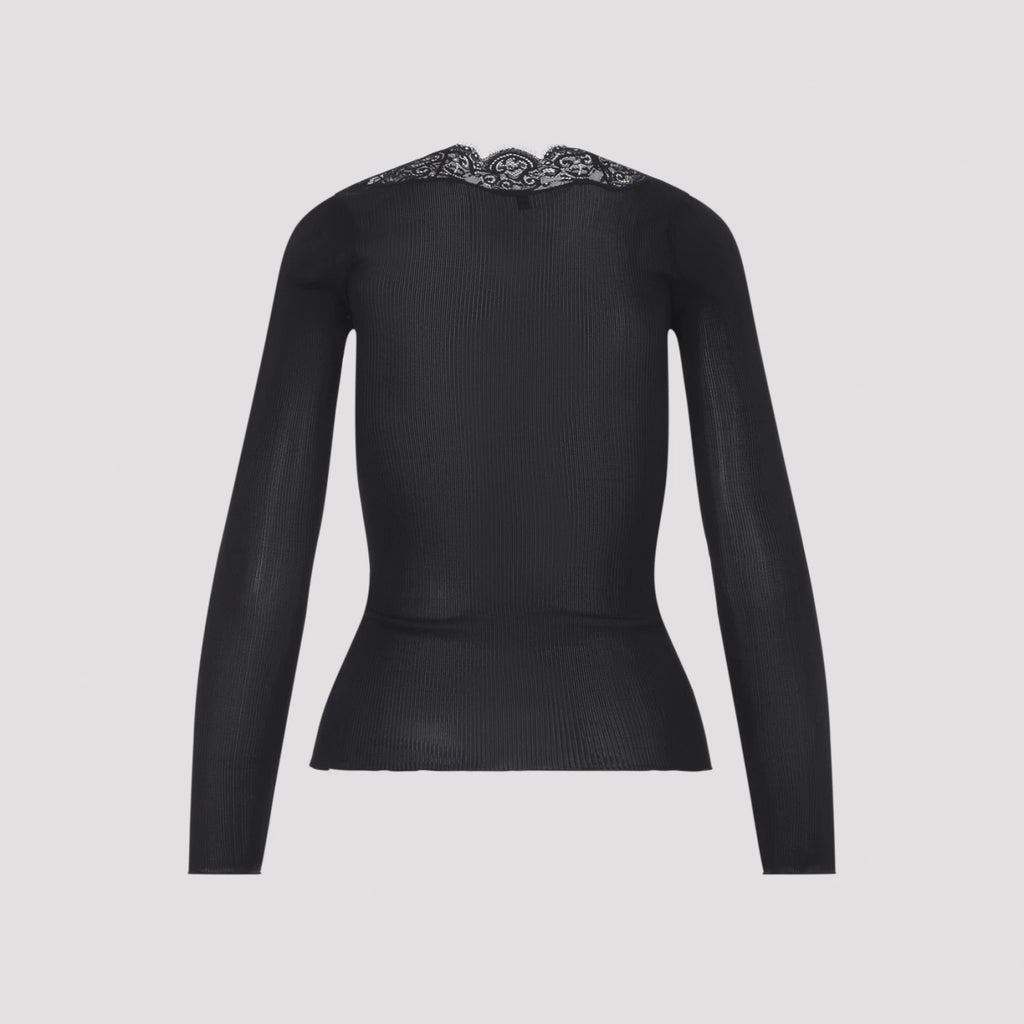 Saint Laurent Women's YSL Cardigan in Black